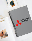 Grey Mitsubishi Spiral Notebook - Ruled Line™