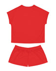 Women's Red Lamborghini Short Pajama Set™