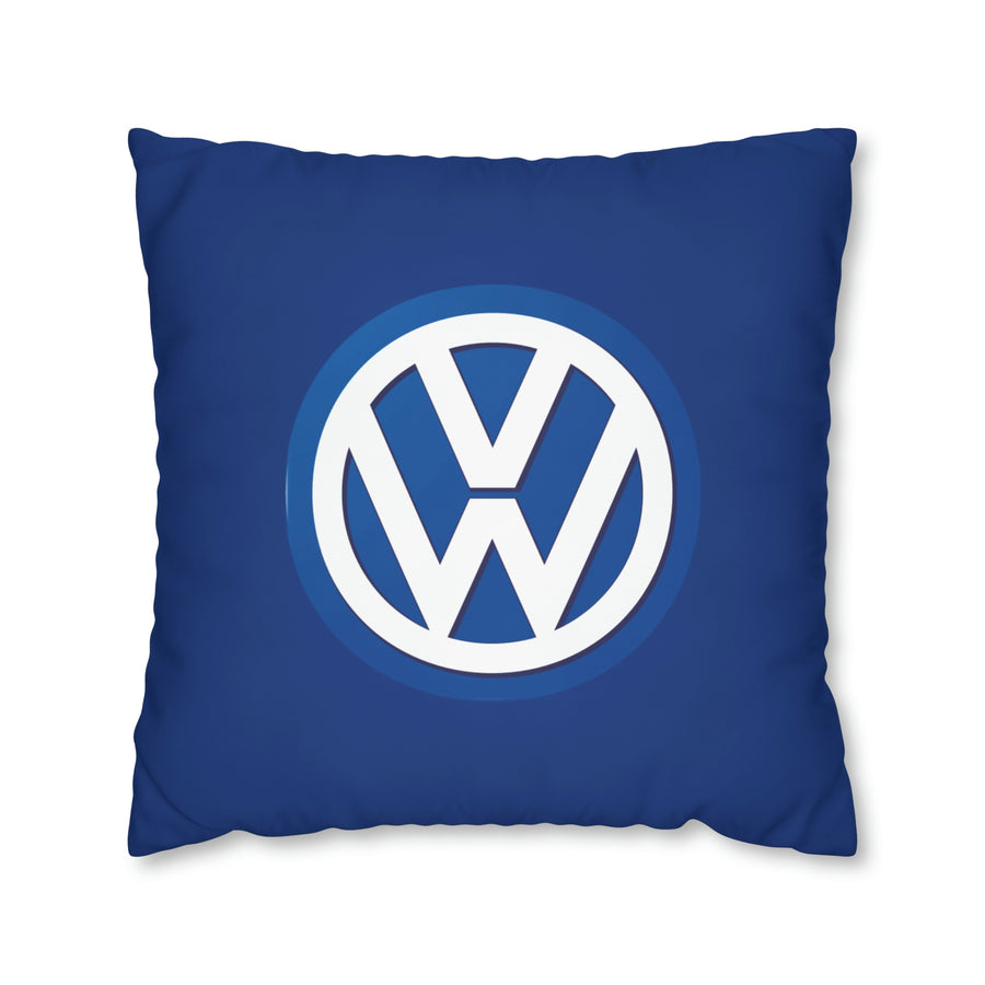 Dark Blue Volkswagen Spun Polyester pillowcase™