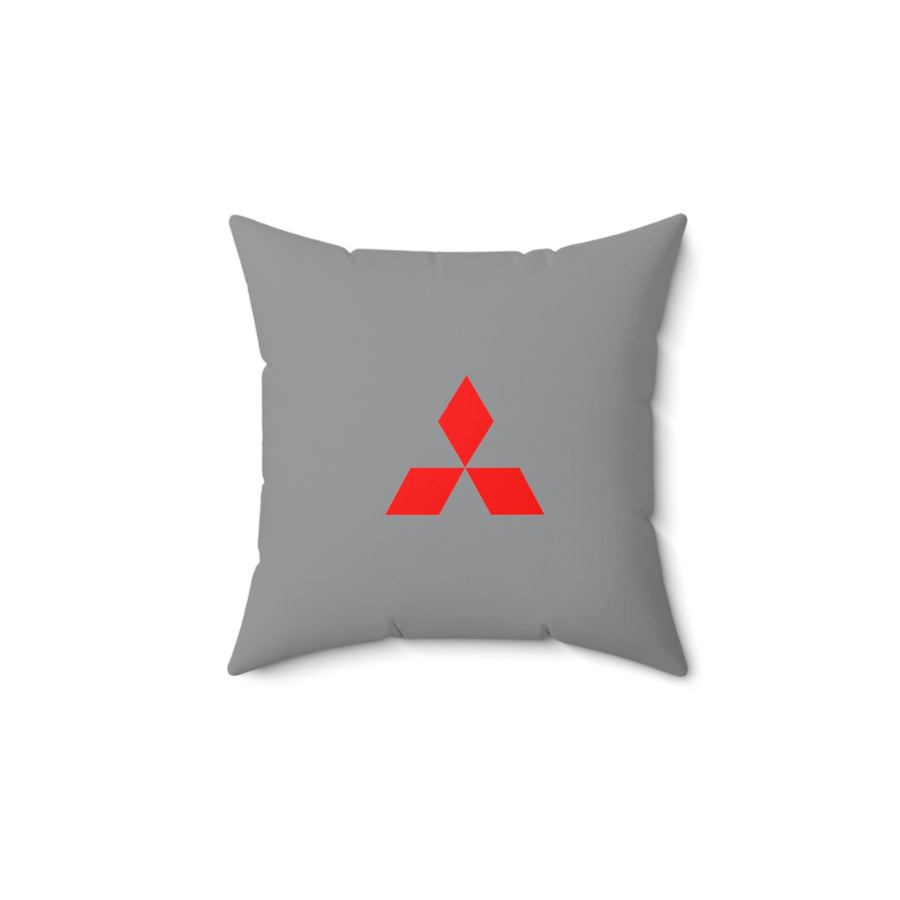 Grey Mitsubishi Spun Polyester Square Pillow™