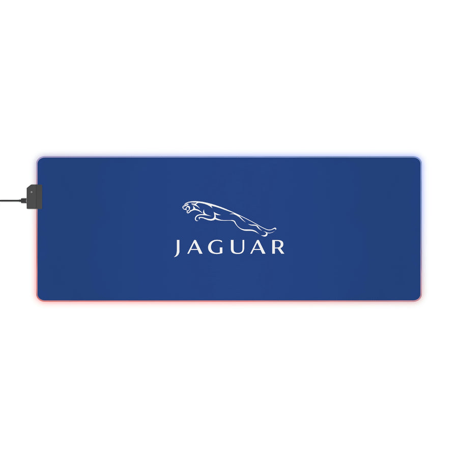 Dark Blue Jaguar LED Gaming Mouse Pad™