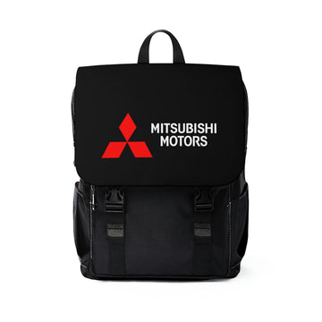 Unisex Black Mitsubishi Casual Shoulder Backpack™