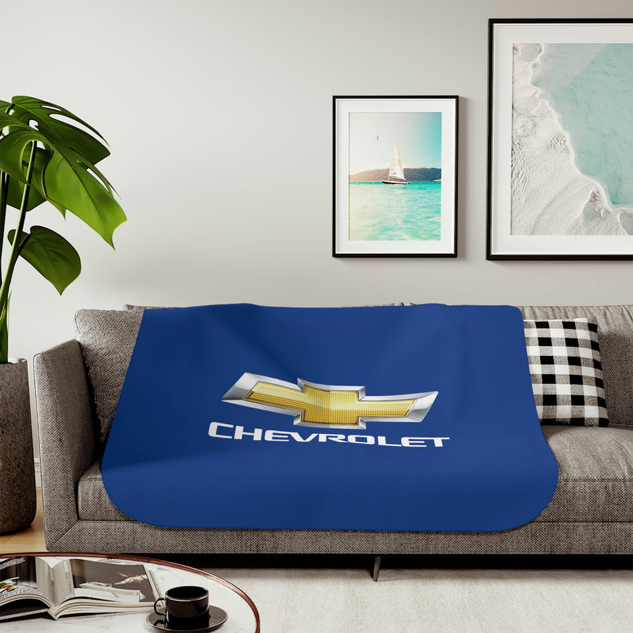 Dark Blue Chevrolet Sherpa Blanket™