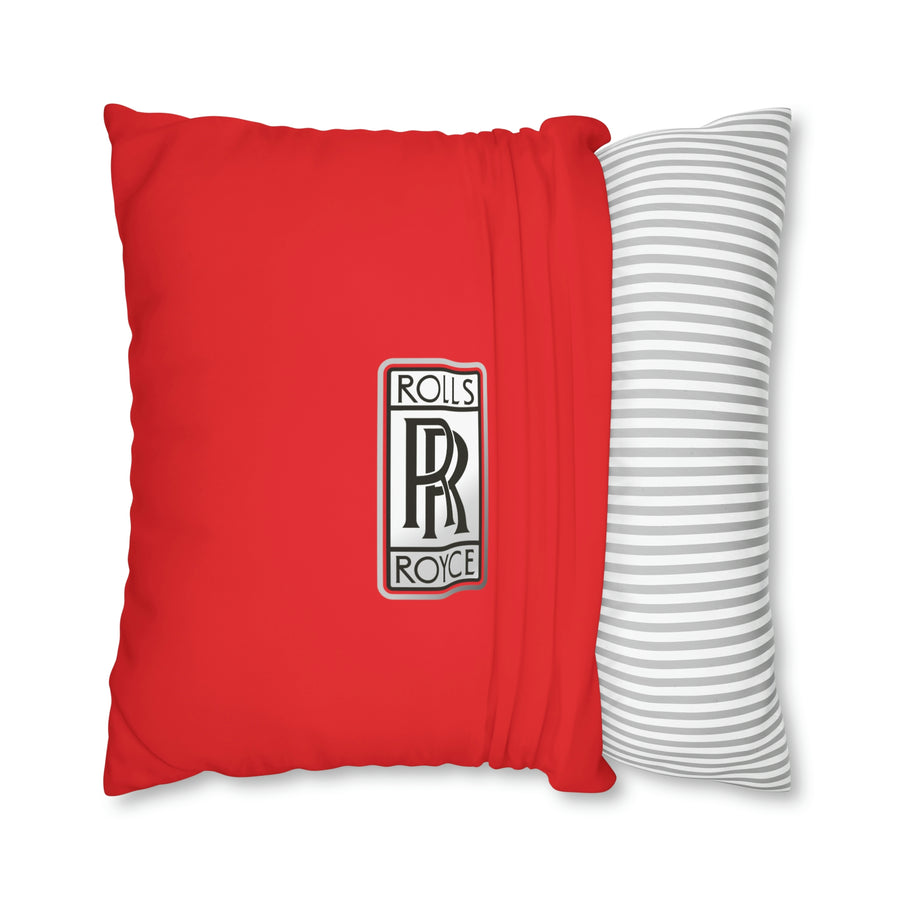 Red Rolls Royce Spun Polyester pillowcase™