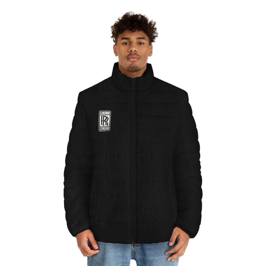 Men's Black Rolls Royce Puffer Jacket™