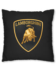 Black Lamborghini Spun Polyester pillowcase™