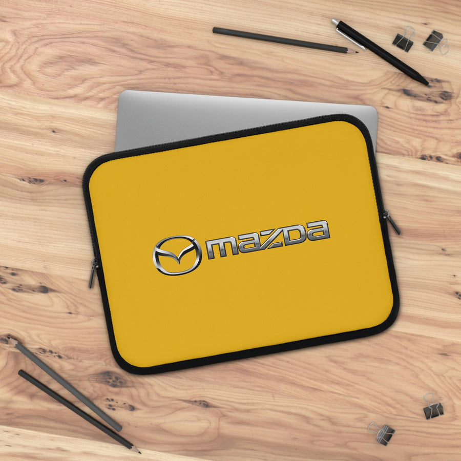 Yellow Mazda Laptop Sleeve™