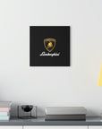 Black Lamborghini Acrylic Prints (French Cleat Hanging)™