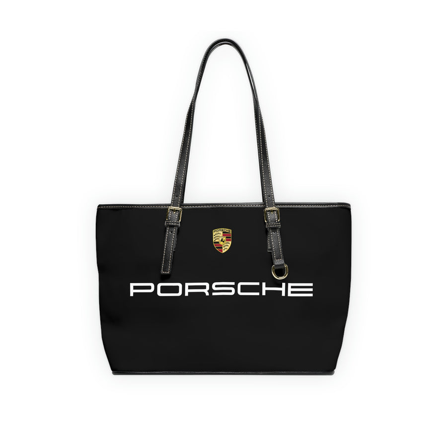 Black Leather Shoulder Porsche Bag™