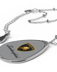 Grey Lamborghini Oval Necklace™