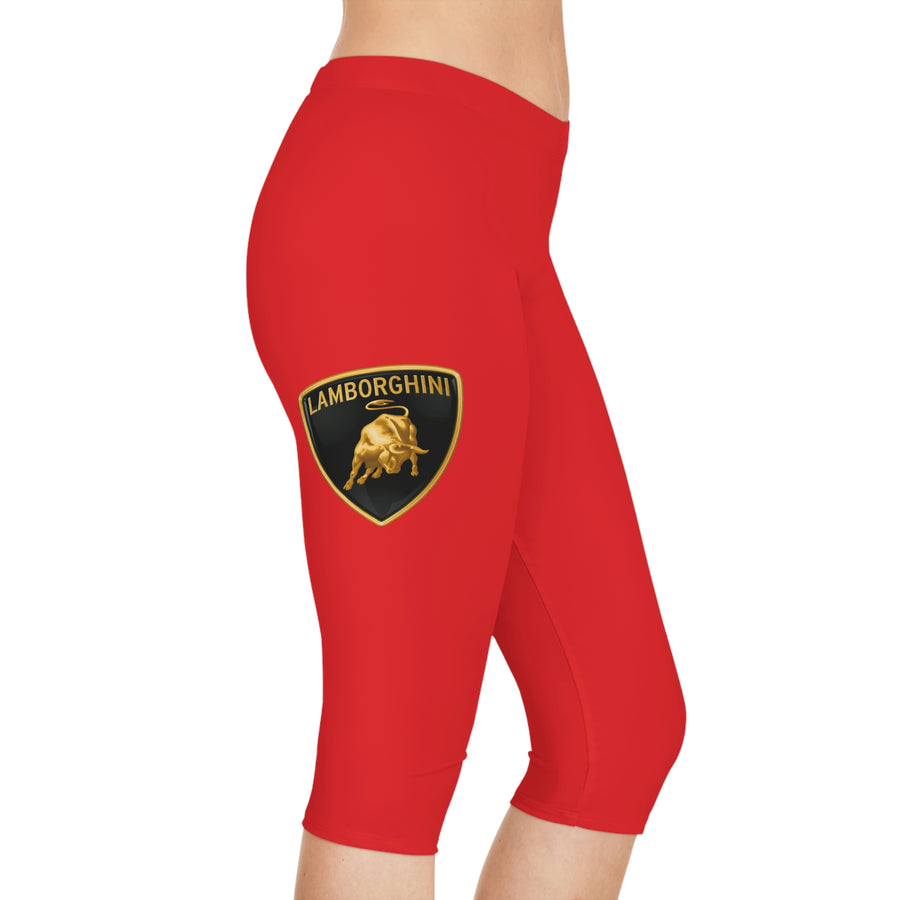 Women's Red Lamborghini Capri Leggings™