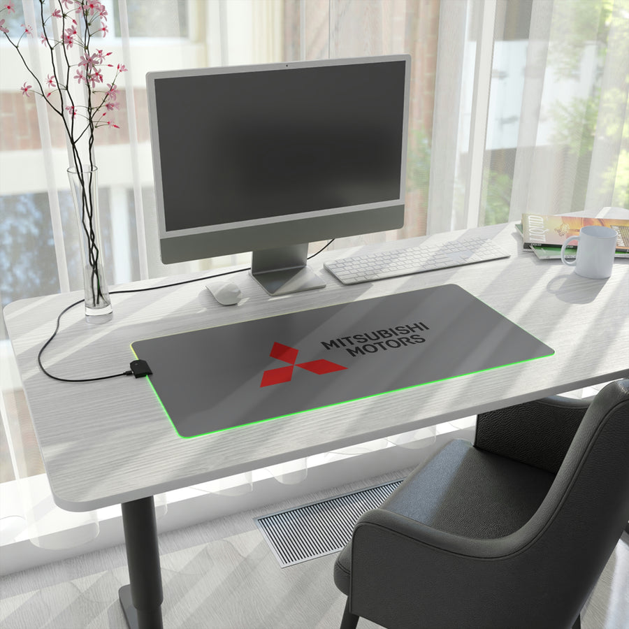 Grey Mitsubishi LED Gaming Mouse Pad™