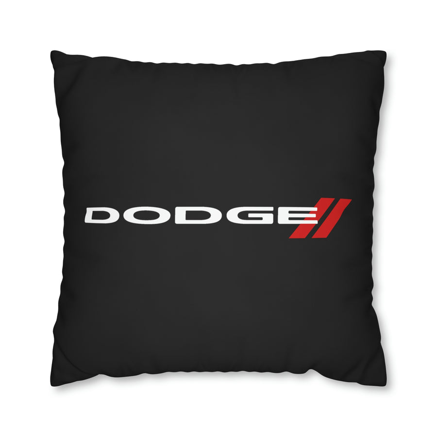 Black Spun Polyester Dodge pillowcase™