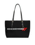 Black Dodge Leather Shoulder Bag™