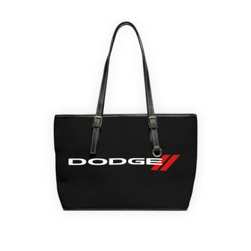 Black Dodge Leather Shoulder Bag™