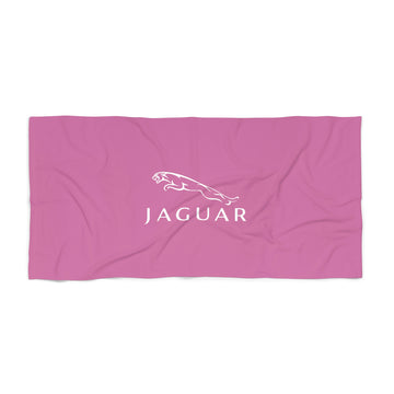 Light Pink Jaguar Beach Towel™