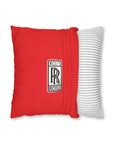 Red Rolls Royce Spun Polyester pillowcase™