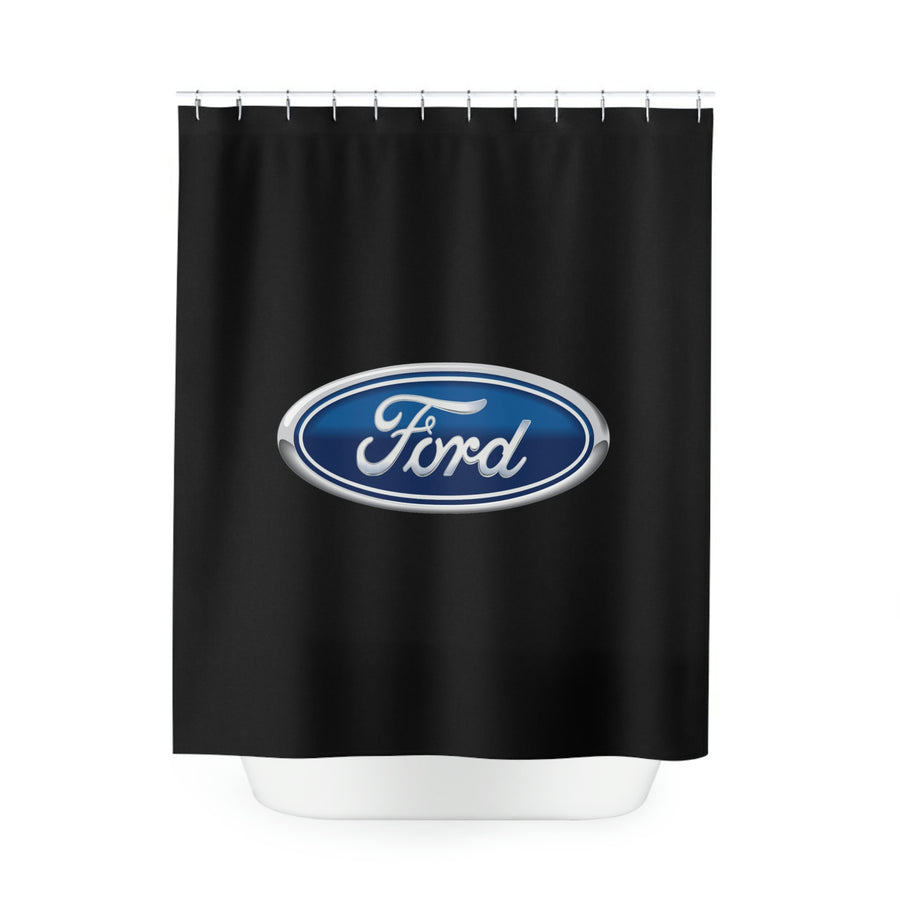 Black Ford Shower Curtain™