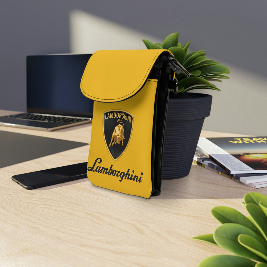 Small Yellow Lamborghini Cell Phone Wallet™