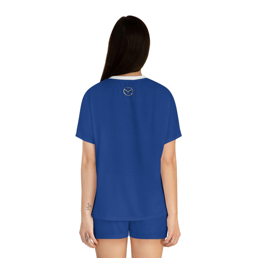 Women's Dark Blue Mazda Short Pajama Set™