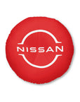 Red Nissan GTR Tufted Floor Pillow, Round™