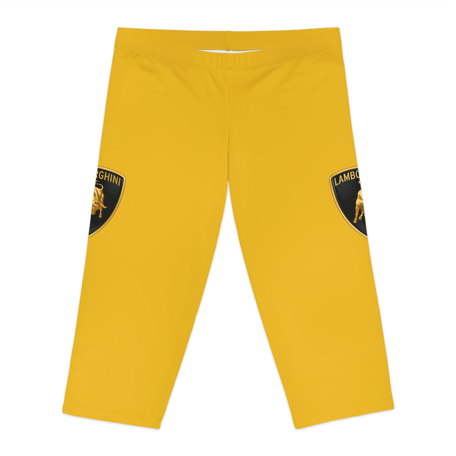 Women's Yellow Lamborghini Capri Leggings™