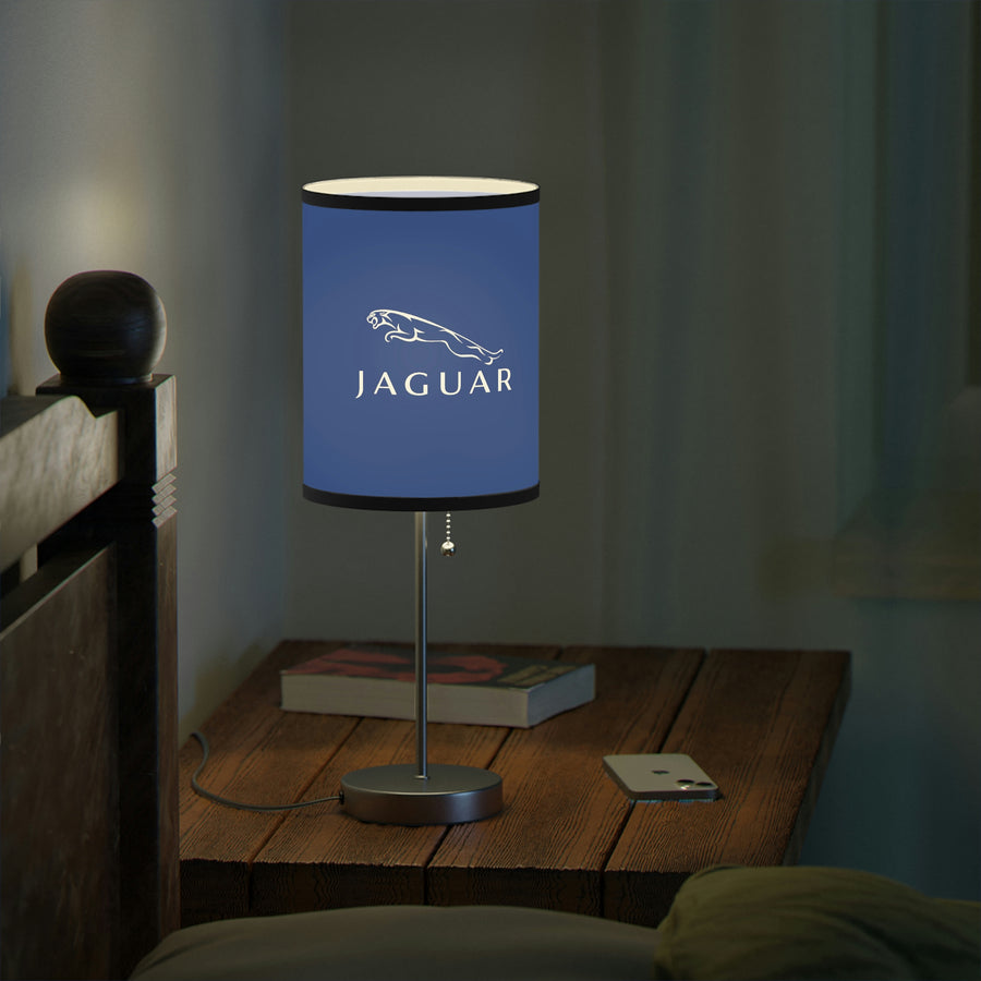 Dark Blue Jaguar Lamp on a Stand, US|CA plug™