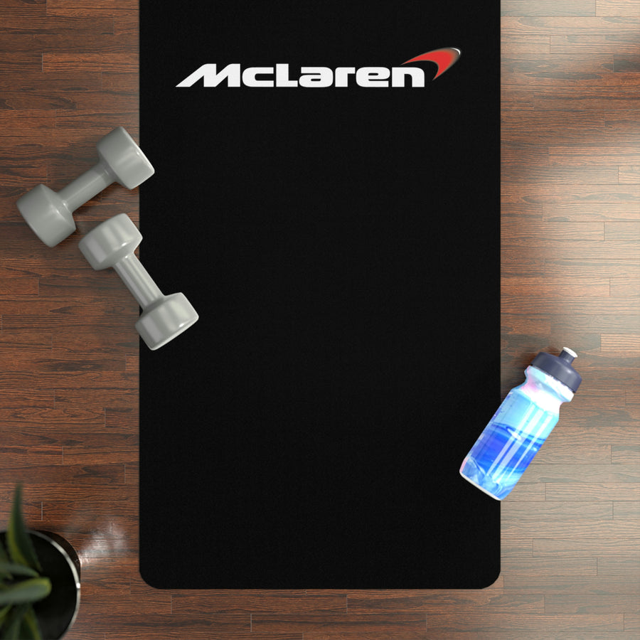Black McLaren Rubber Yoga Mat™