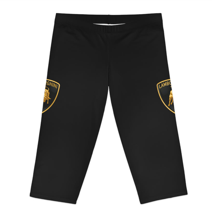 Women's Black Lamborghini Capri Leggings™