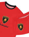 Women's Red Lamborghini Short Pajama Set™