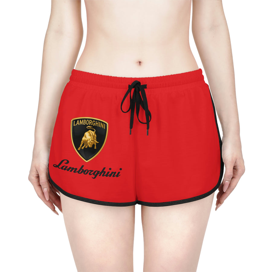 Women's Red Lamborghini Relaxed Shorts™