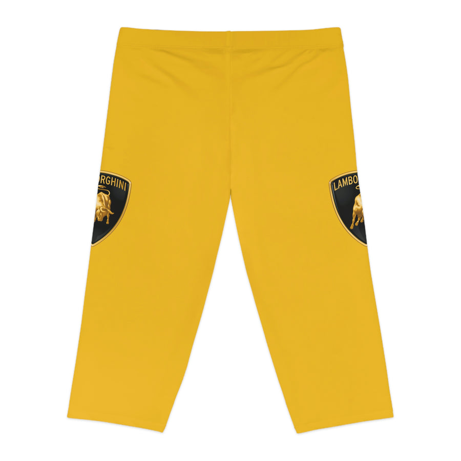 Women's Yellow Lamborghini Capri Leggings™