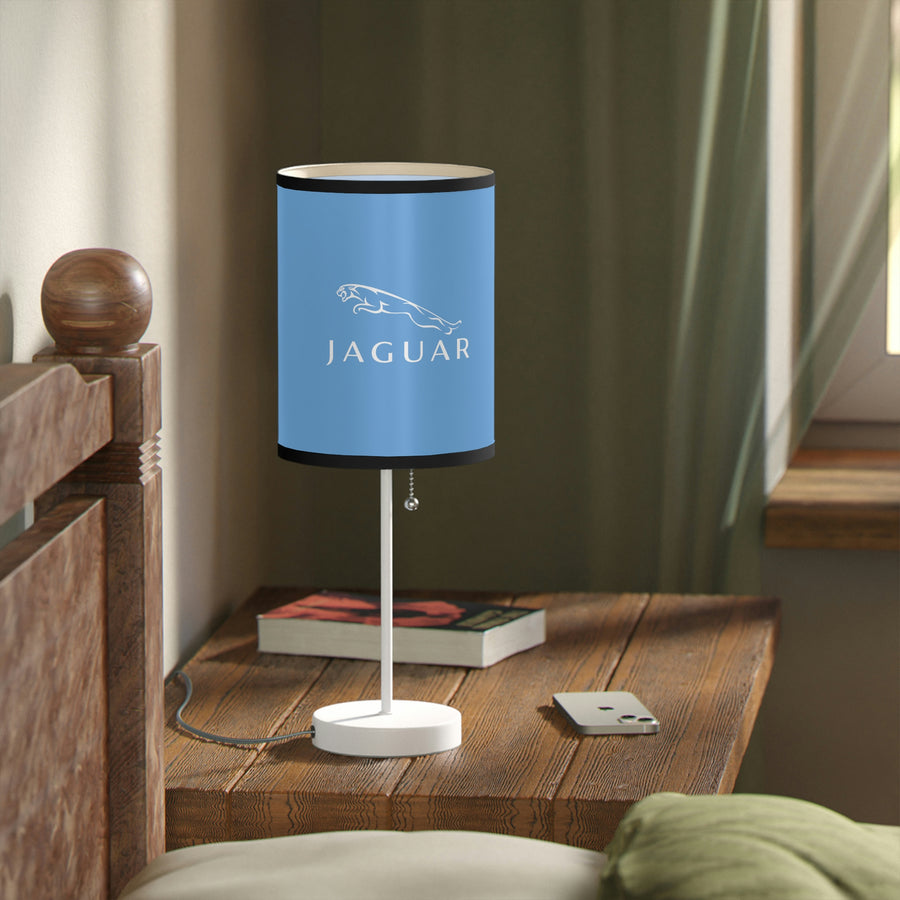 Light Blue Jaguar Lamp on a Stand, US|CA plug™