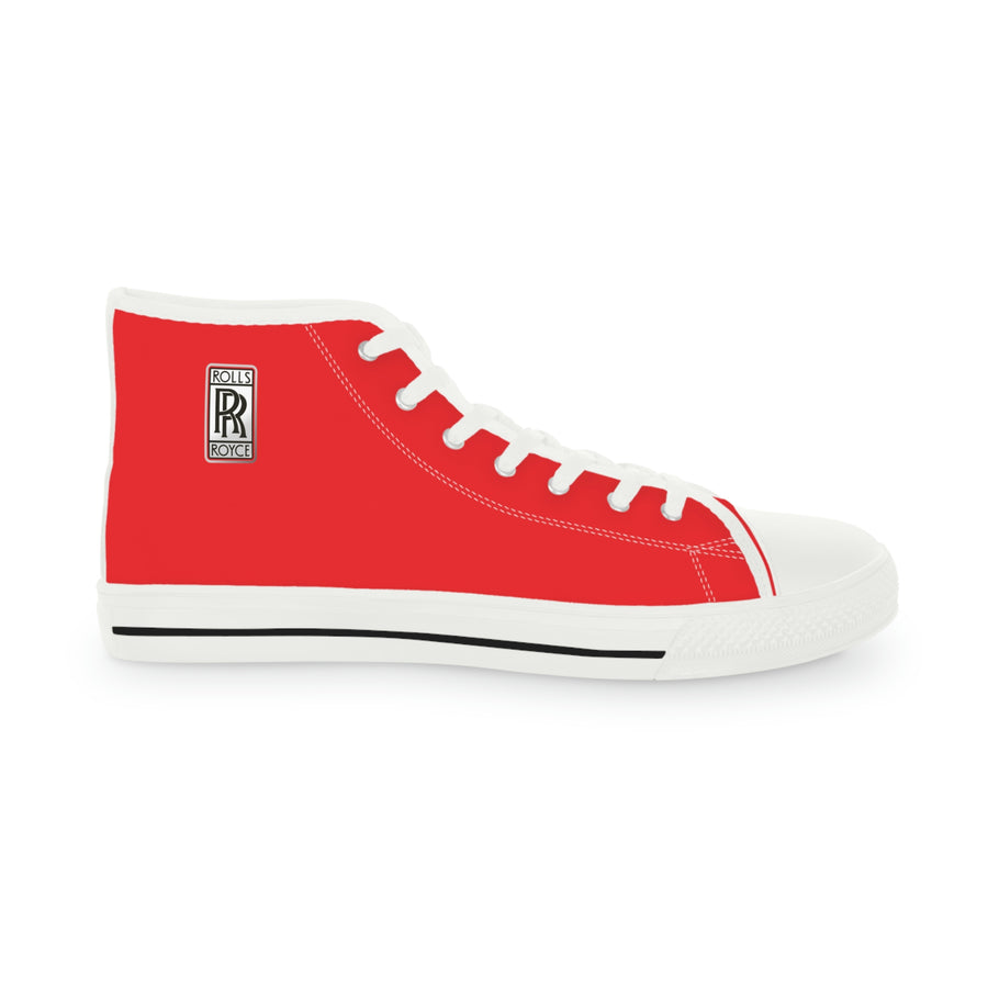 Men's Red Rolls Royce High Top Sneakers™