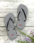 Unisex Grey Mitsubishi Flip Flops™