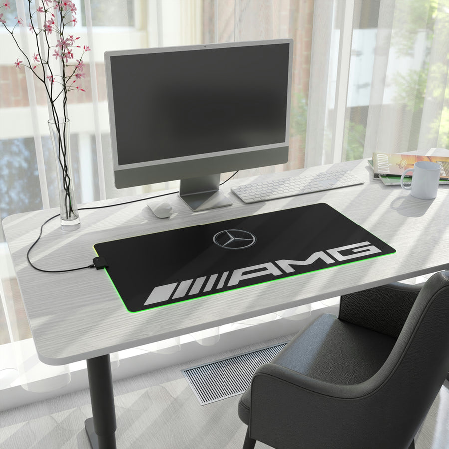 Black Mercedes LED Gaming Mouse Pad™