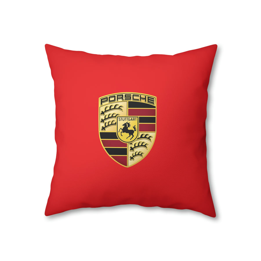 Red Porsche Spun Polyester Pillowcase™