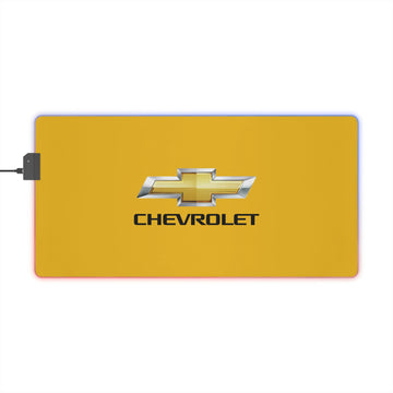 Yellow Chevrolet LED Gaming Mouse Pad™