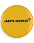 Yellow McLaren Button Magnet, Round (10 pcs)™