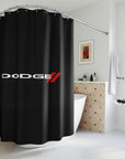 Black Dodge Polyester Shower Curtain™