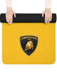 Yellow Lamborghini Rubber Yoga Mat™