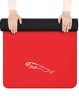 Red Jaguar Rubber Yoga Mat™