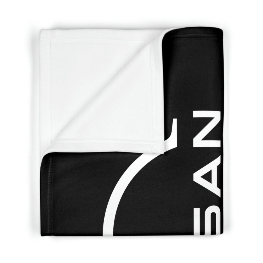 Black Soft Nissan GTR Fleece Baby Blanket™