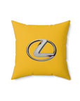 Yellow Lexus Spun Polyester Square Pillow™