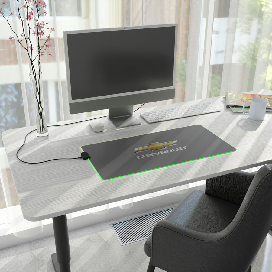 Grey Chevrolet LED Gaming Mouse Pad™