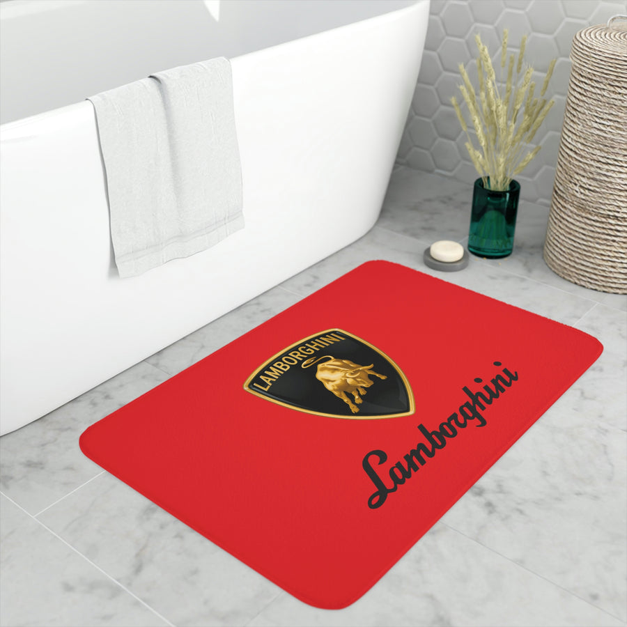 Red Lamborghini Memory Foam Bathmat™