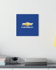 Dark Blue Chevrolet Acrylic Prints (French Cleat Hanging)™