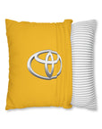 Yellow Toyota Spun Polyester pillowcase™