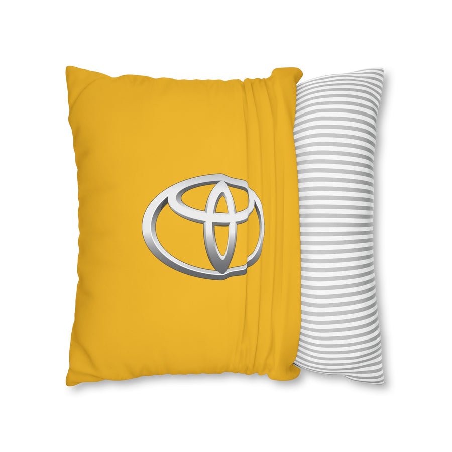 Yellow Toyota Spun Polyester pillowcase™