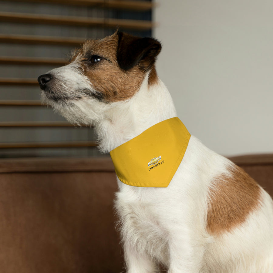 Yellow Chevrolet Pet Bandana Collar™